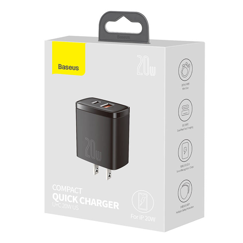 Best Baseus 20W compact charger U+C In Pakistan