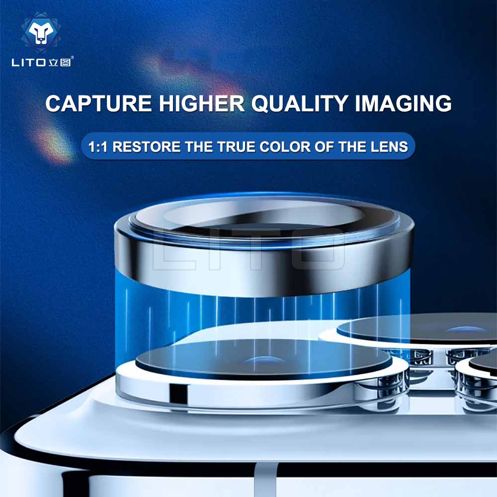 Best Lito S+ Newest High-Quality Metal Camera Lens Glass For IPhone 15 Series In Pakistan
