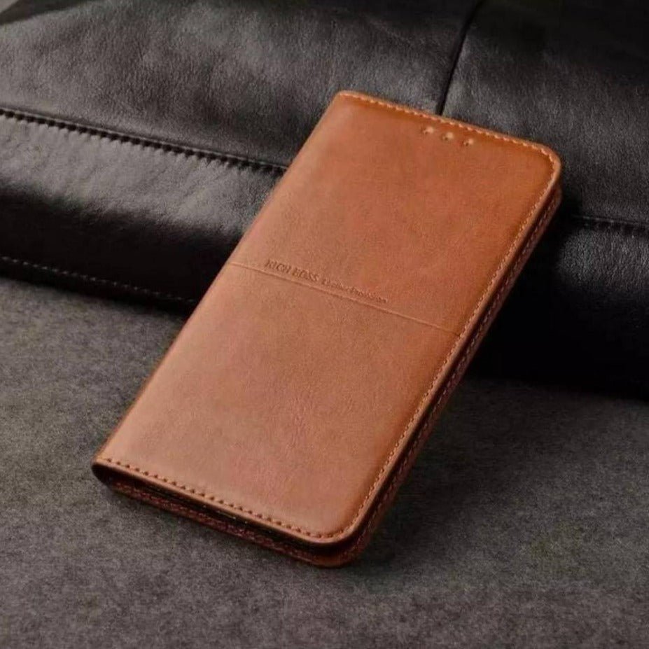 Best Rich Boss Flip Cover Leather Case For Samsung In Pakistan